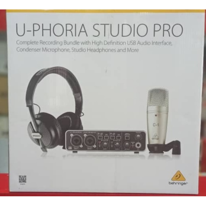 Behringer U-phoria Studio Pro Recording Bundle